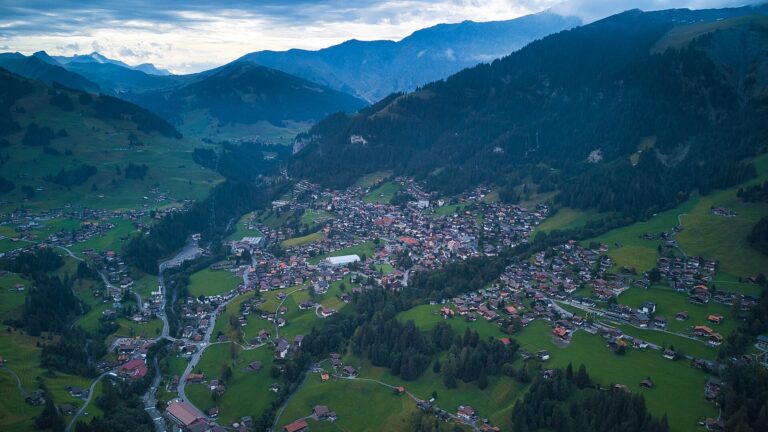 Skigebiet Adelboden-Lenk in der Schweiz