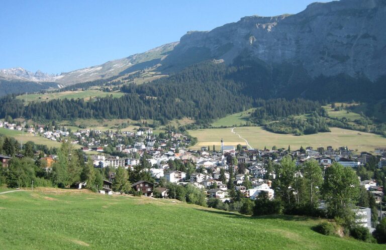 Skigebiet Flims-Laax in der Schweiz