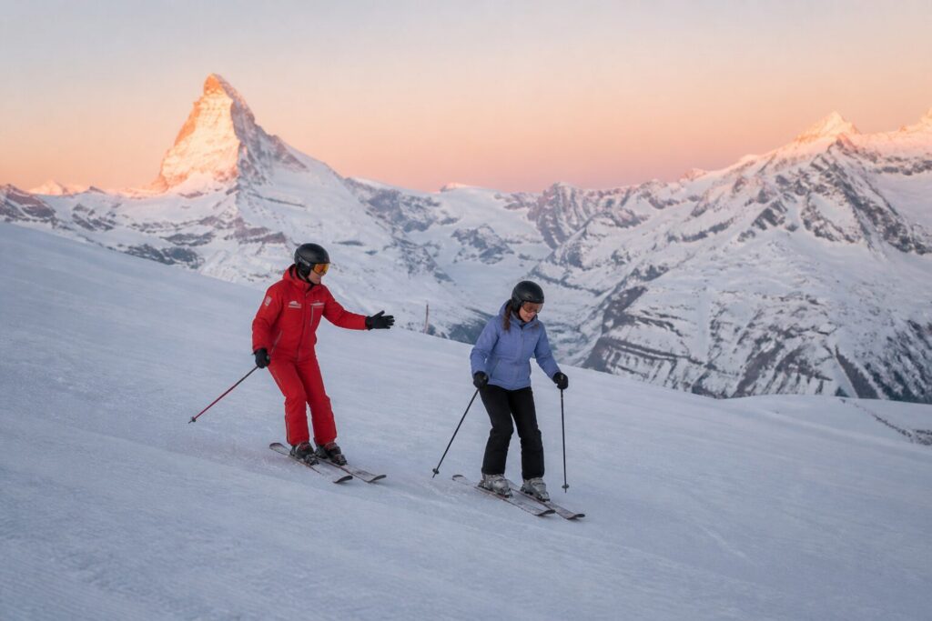 Skifahren lernen als Erwachsener: Nie zu spät für den ersten Schwung
