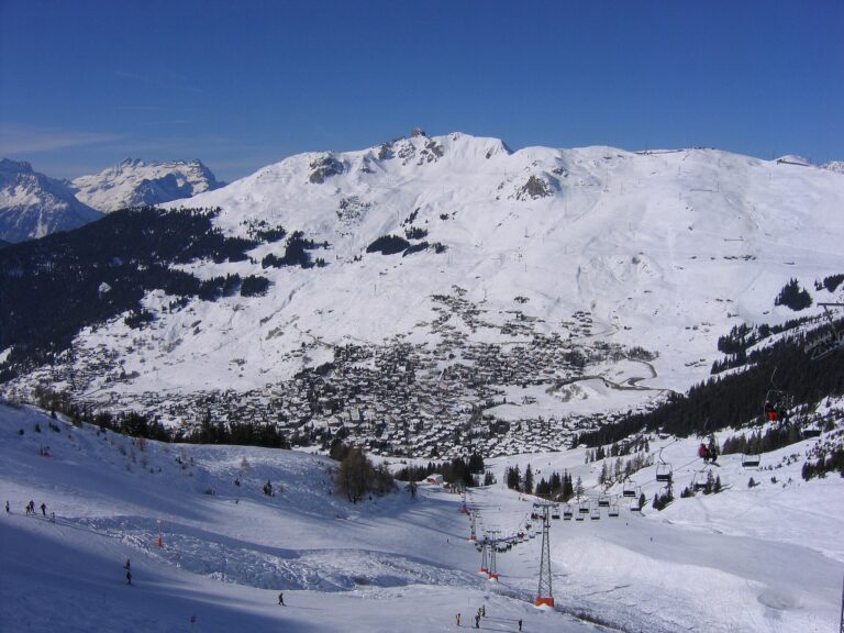 Skigebiet Verbier in der Schweiz