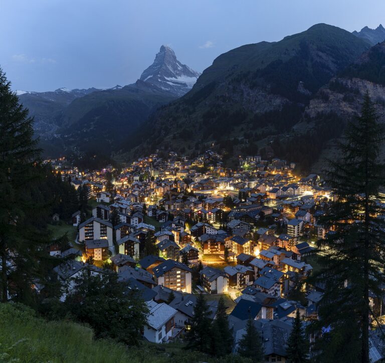Skigebiet Zermatt in der Schweiz